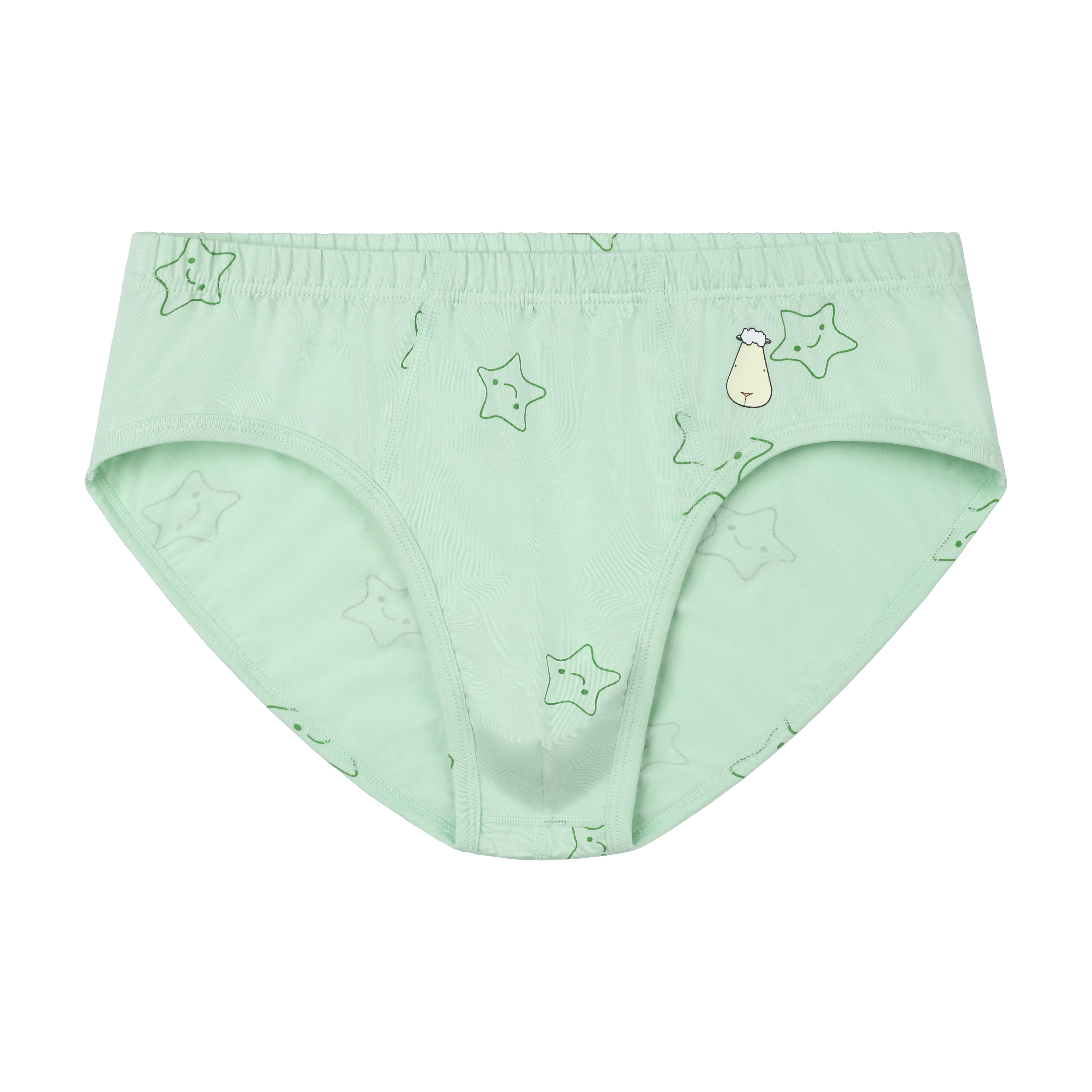 Boys Briefs A005 Green-M