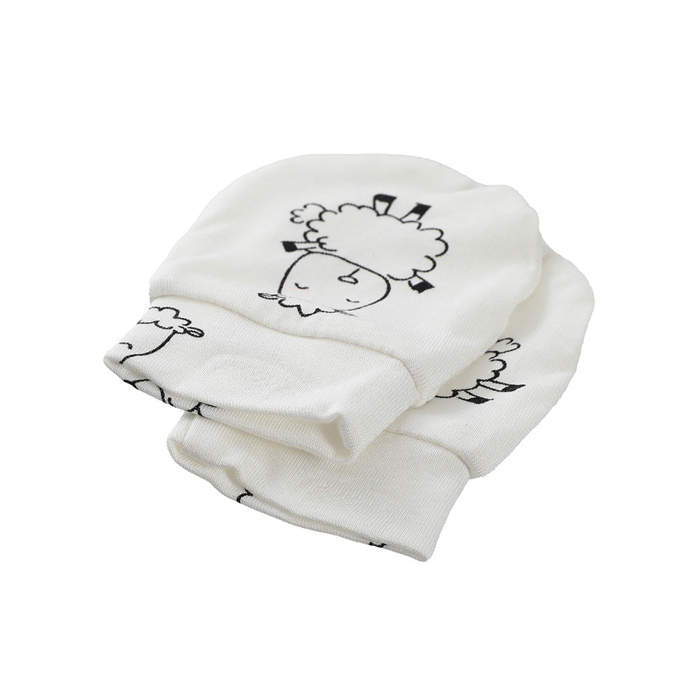 Mittens Cute Big Star & Sheepz White