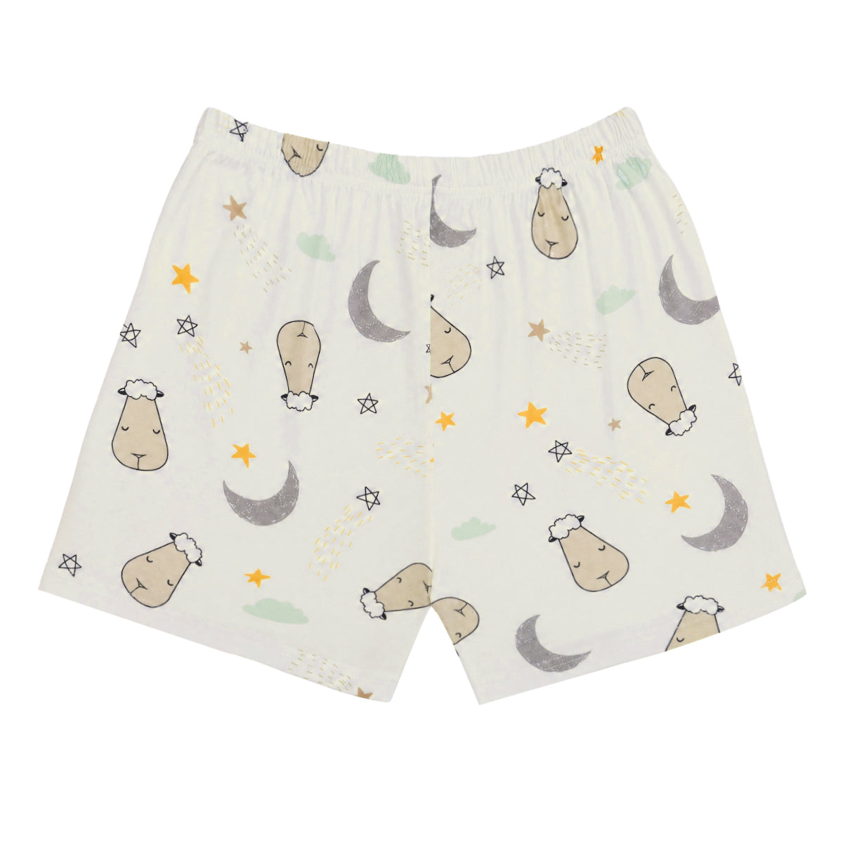 Women Short Goodnight Baa Baa White