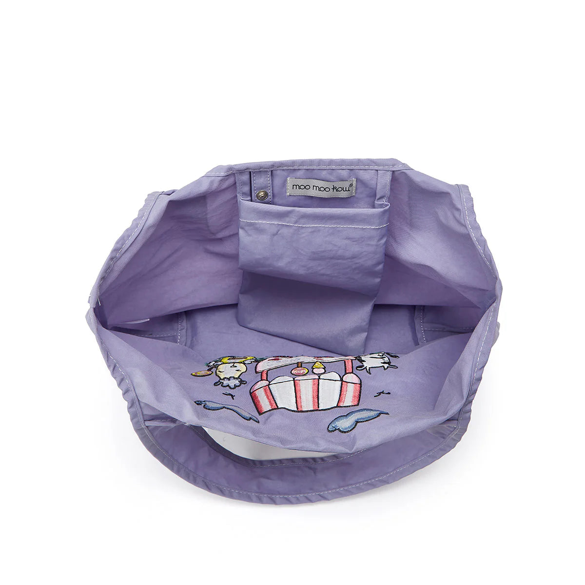 Moo Moo Kow Shopping Bag 001 Lavender - Small