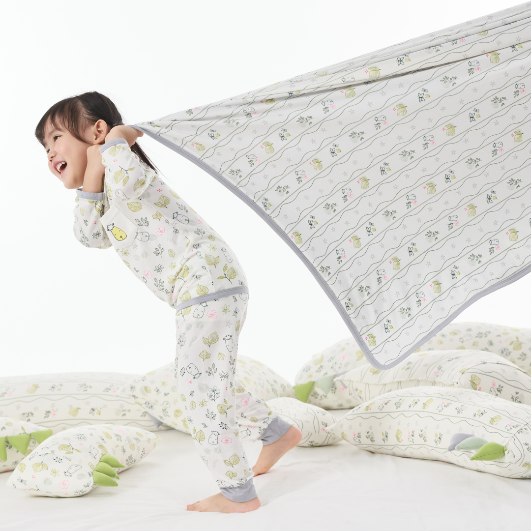 Double Layer Blanket Dream Garden B Cream -36M