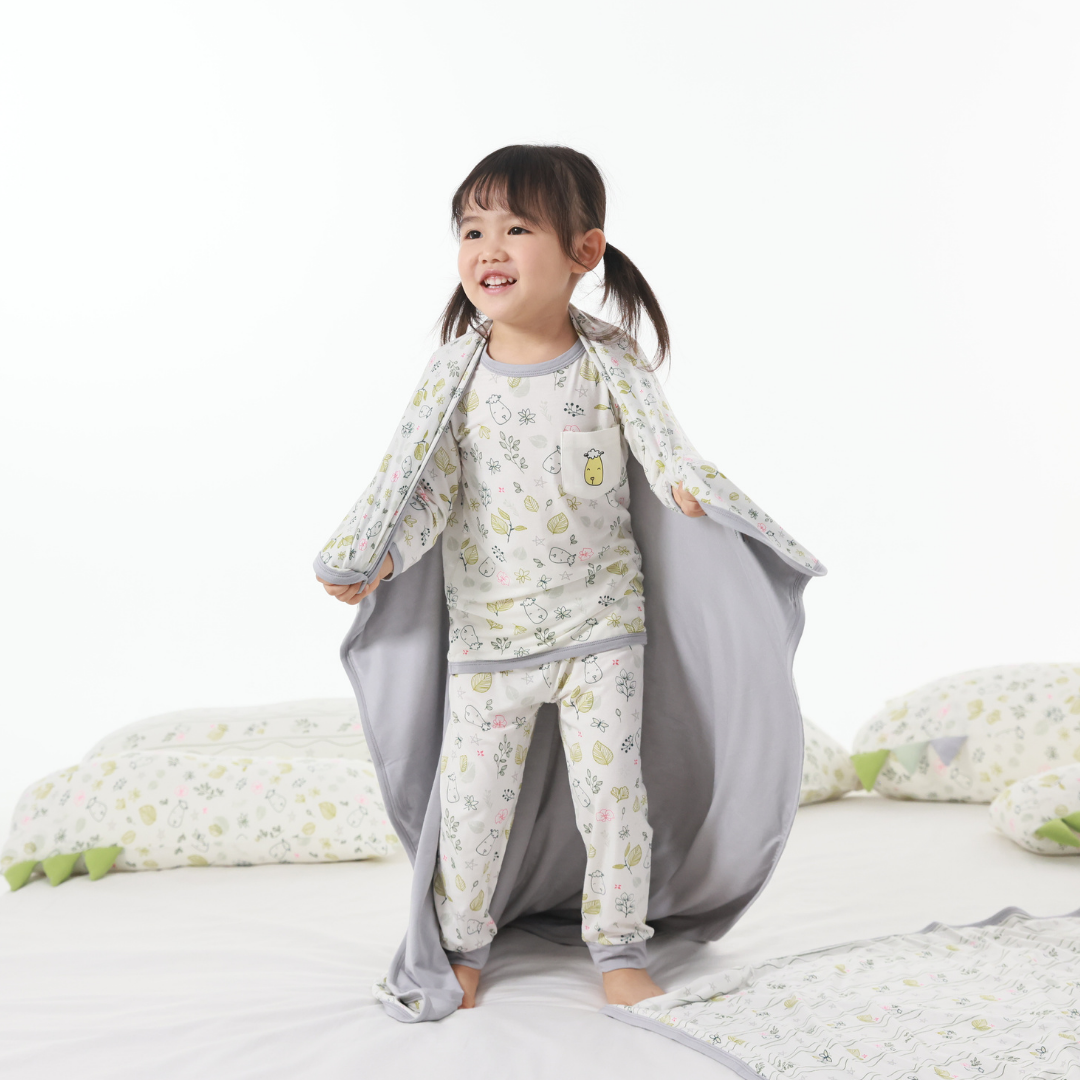 Double Layer Blanket Dream Garden A Cream Adult