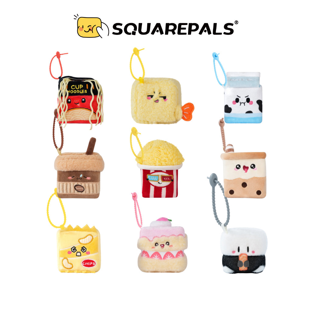 Squarepals Plush Soft Toy - Kombini Series (7cm)