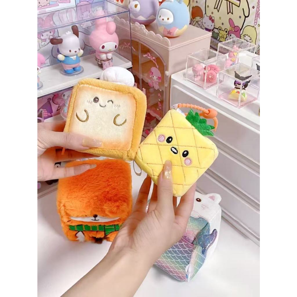 Squarepals Plush Soft Toy - Kombini Series (7cm)