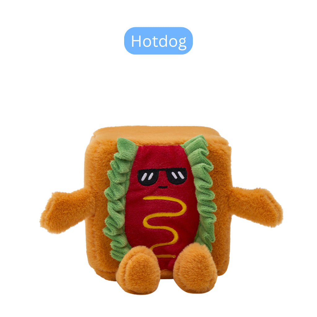 Squarepals Cute Squishy Plush Doll - Food Series (10cm) | Soft Collectible Gift for Plush Lovers