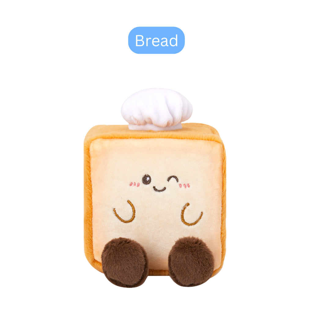 Squarepals Cute Squishy Plush Doll - Food Series (10cm) | Soft Collectible Gift for Plush Lovers