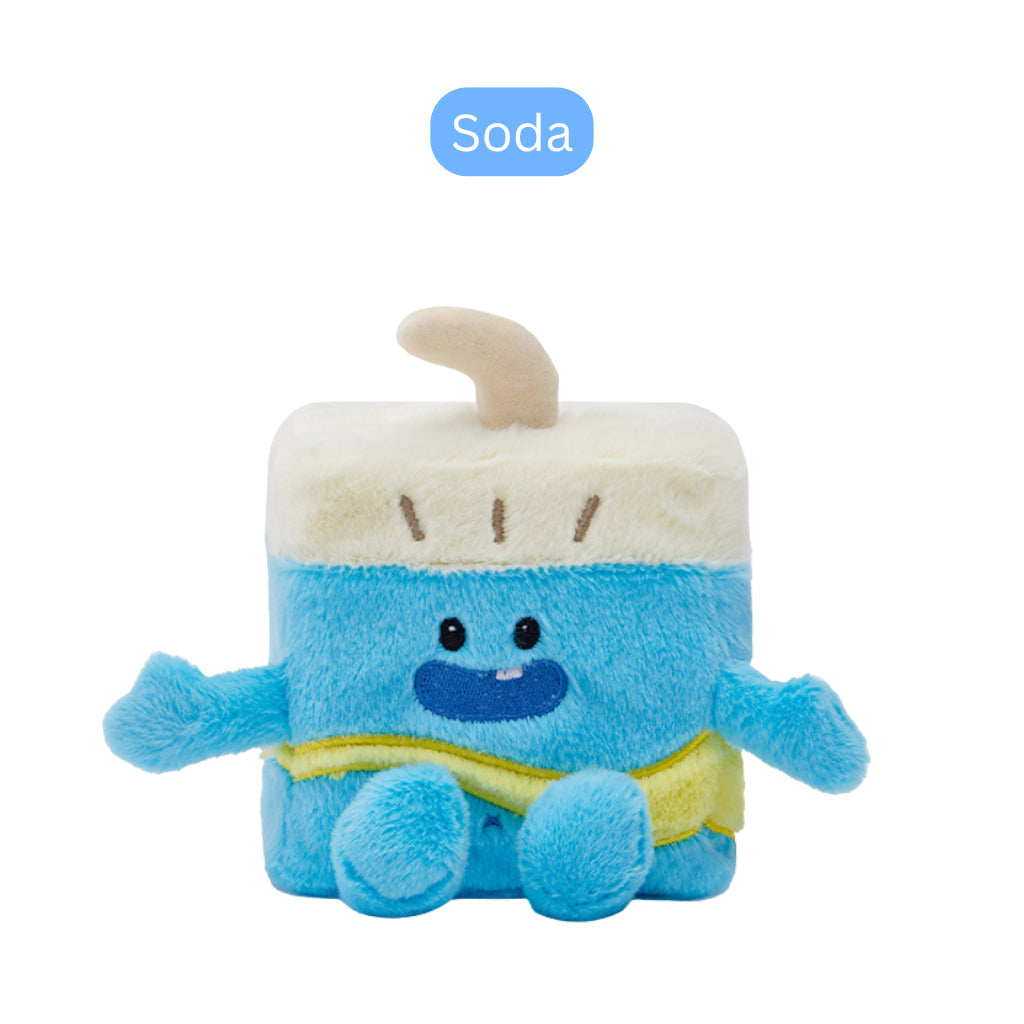 Squarepals Cute Squishy Plush Doll - Food Series (10cm) | Soft Collectible Gift for Plush Lovers