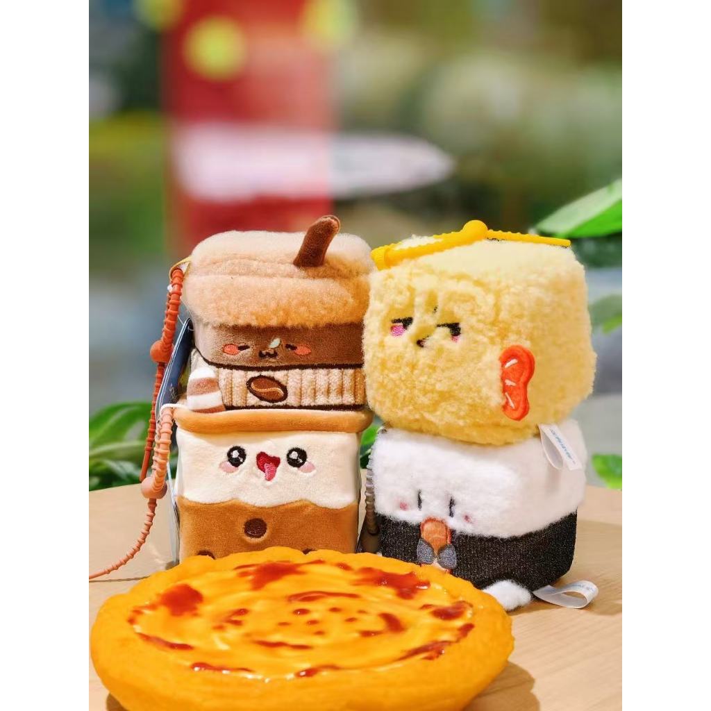 Squarepals Cute Squishy Plush Doll - Kombini Series (10cm) | Soft Collectible Gift for Plush Lovers