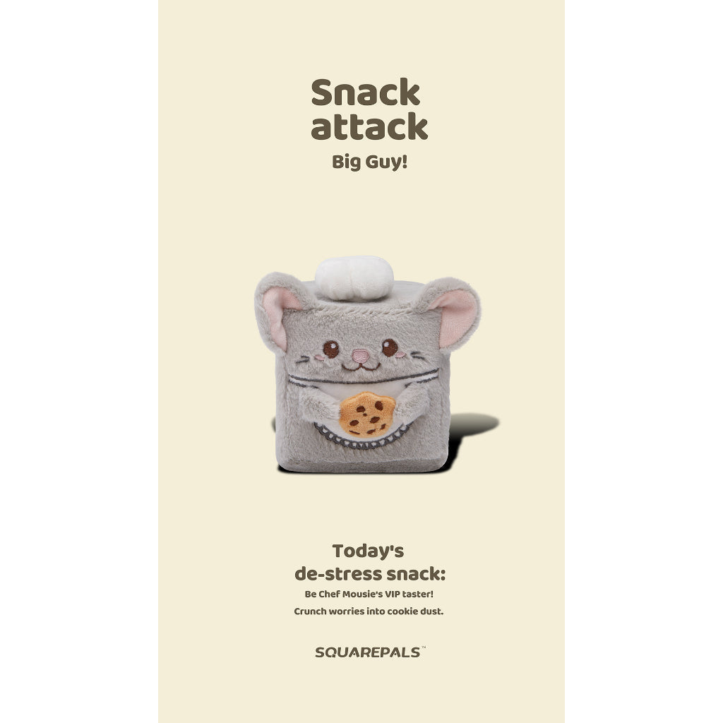 Squarepals Plush Soft Toy - Animal Series (7cm) | Cute Mini Stuffed Doll for Stress Relief & Collection