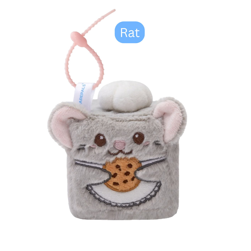 Squarepals Plush Soft Toy - Animal Series (7cm) | Cute Mini Stuffed Doll for Stress Relief & Collection