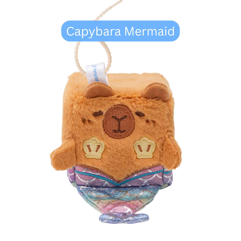Squarepals Plush Soft Toy - Animal Series (7cm) | Cute Mini Stuffed Doll for Stress Relief & Collection