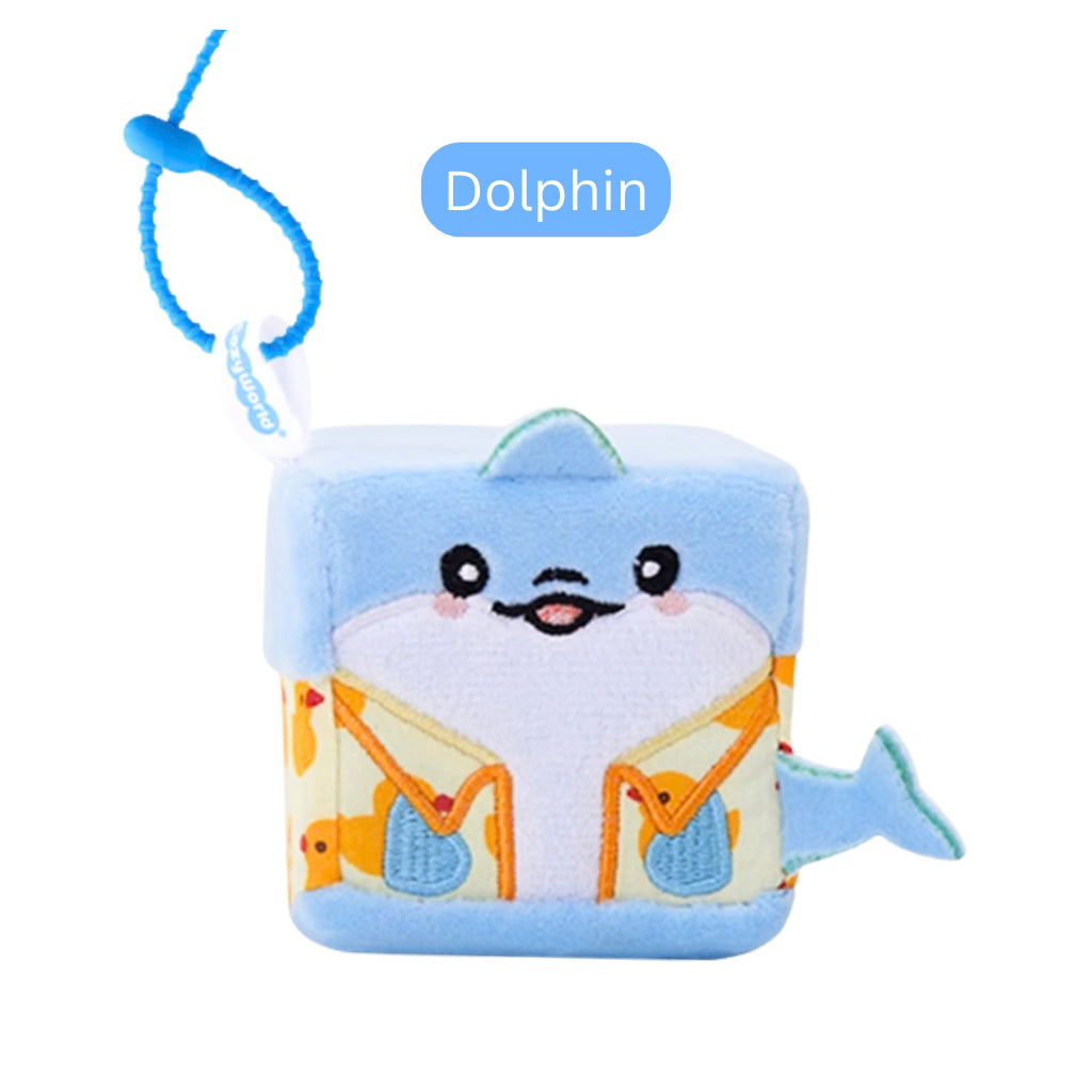 Squarepals Plush Soft Toy - Animal Series (7cm) | Cute Mini Stuffed Doll for Stress Relief & Collection