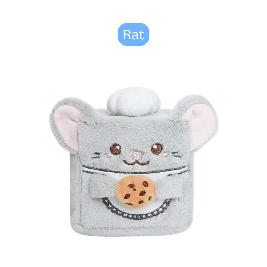 Squarepals Cute Squishy Plush Doll - Animal Series (5cm) | Soft Collectible Gift for Plush Lovers