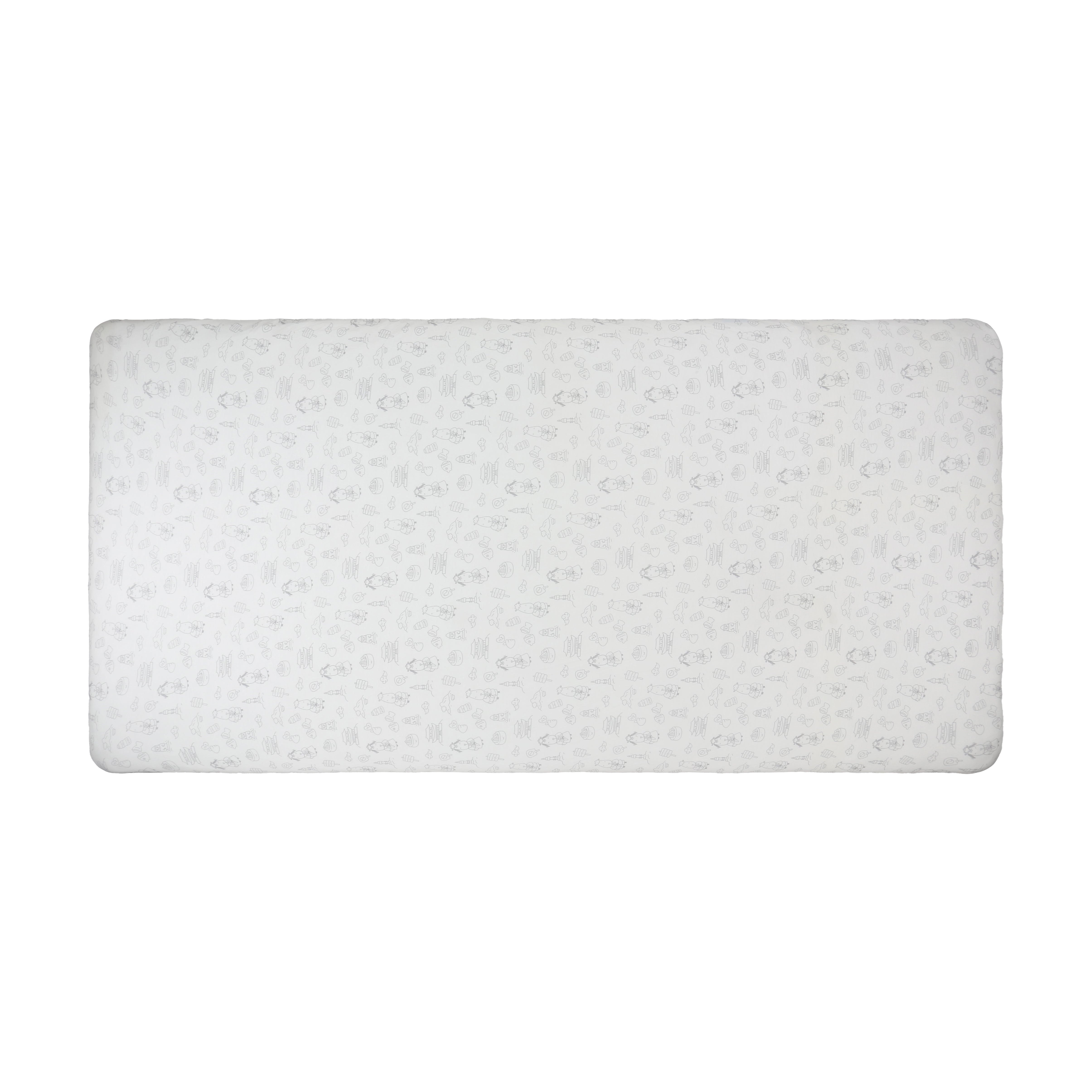 Mattress Sheet K03 White (60 x 120 cm / 70 x 140 cm)