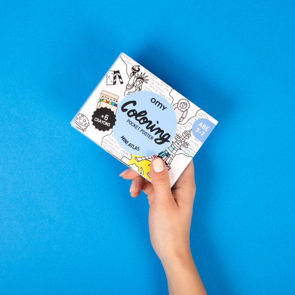OMY Pocket Colouring - Mni Atlas