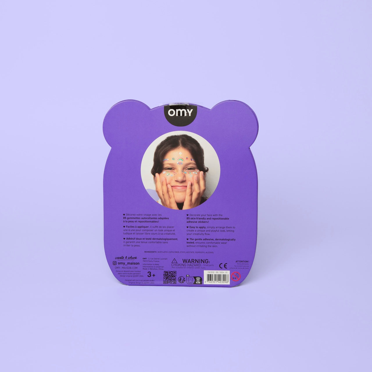 OMY Face Stickers - Kawaii