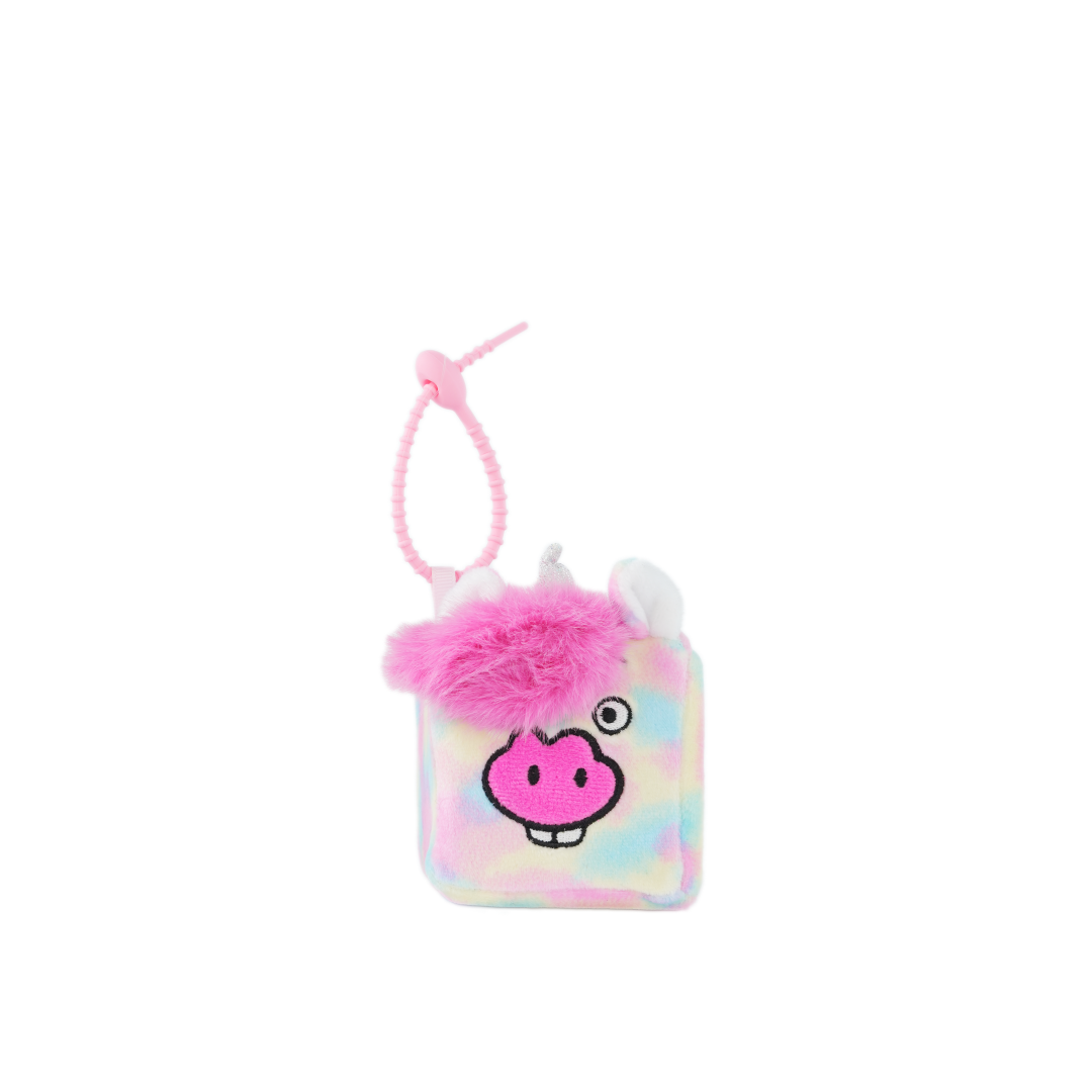 Squarepals Plush Soft Toy - Crazy Pony (7cm) | Cute Mini Stuffed Doll for Stress Relief & Collection