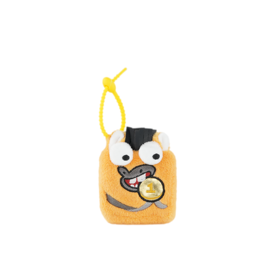 Squarepals Plush Soft Toy - Crazy Pony (7cm) | Cute Mini Stuffed Doll for Stress Relief & Collection