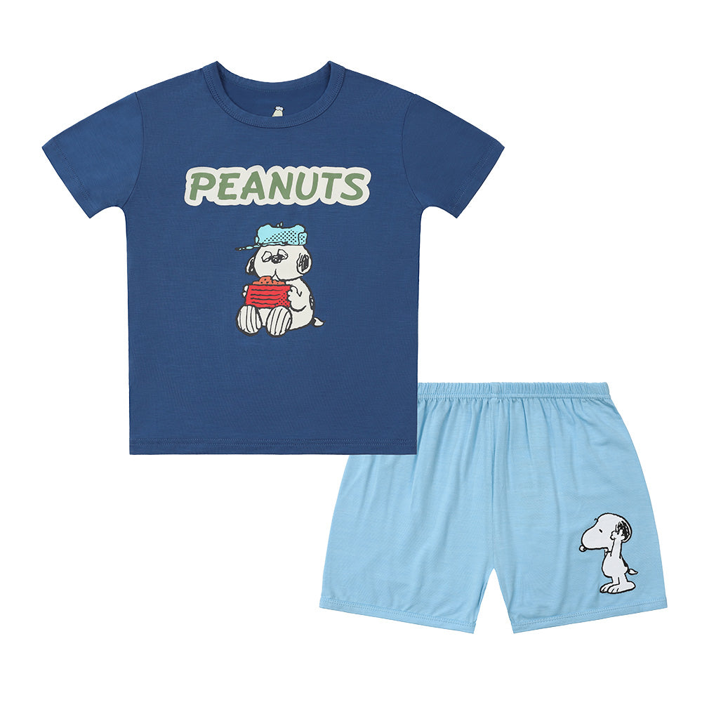 Short Sleeve Shirt S30 Blue + Shorts S30 Blue