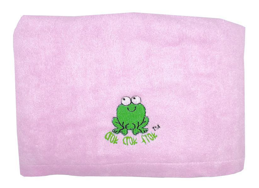 CrokCrokFrok Bamboo Towel for Kids & Adult - Pink - Large