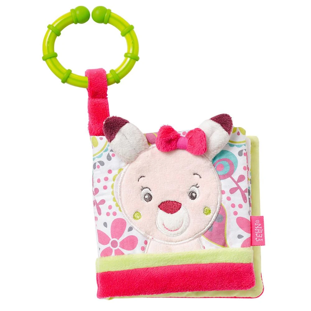 Fehn Soft Toys - Soft Book - Rabbit Bubby