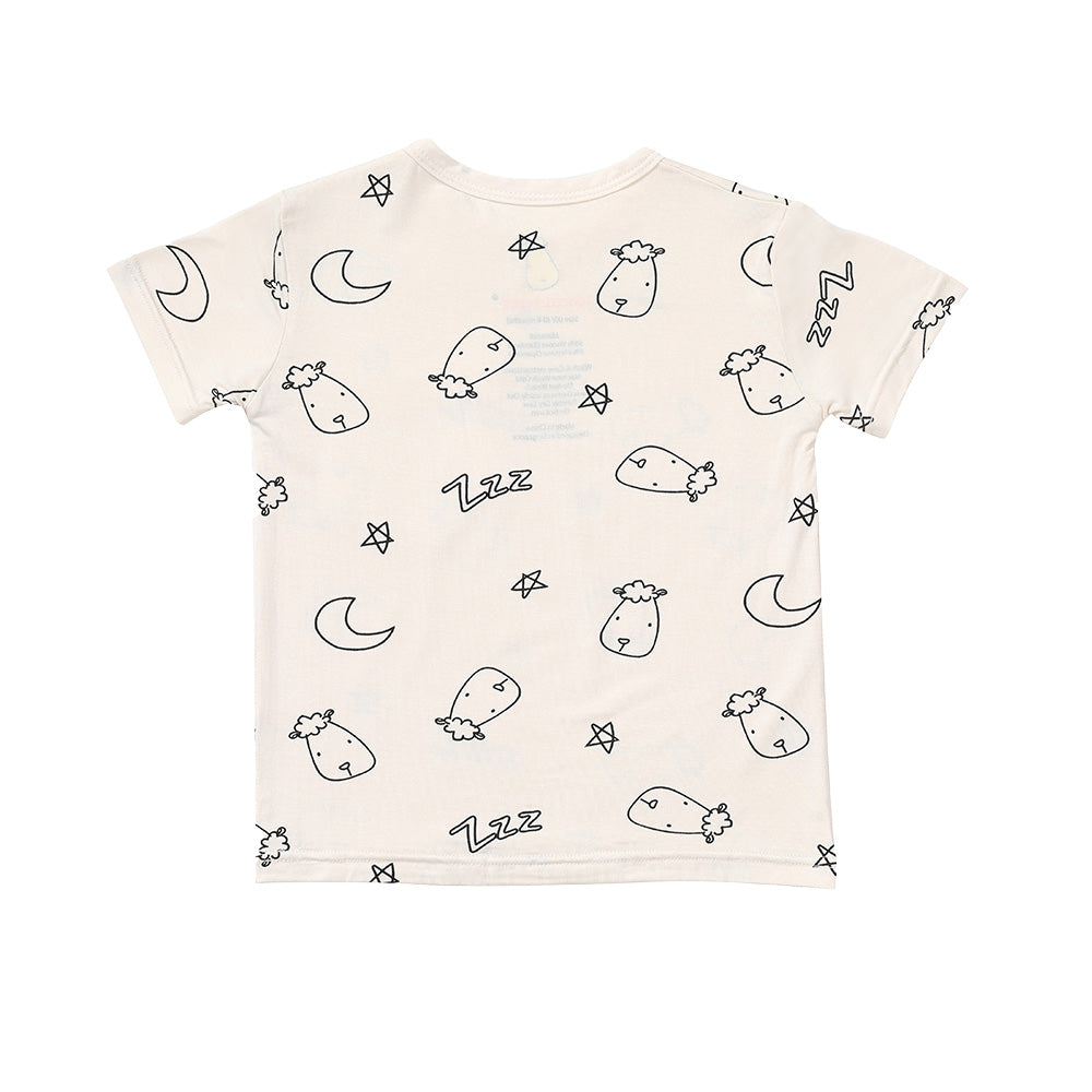 Short Sleeve Shirt Sweet Dreams Baa Baa Yellow + Skirt Sweet Dreams Baa Baa Yellow