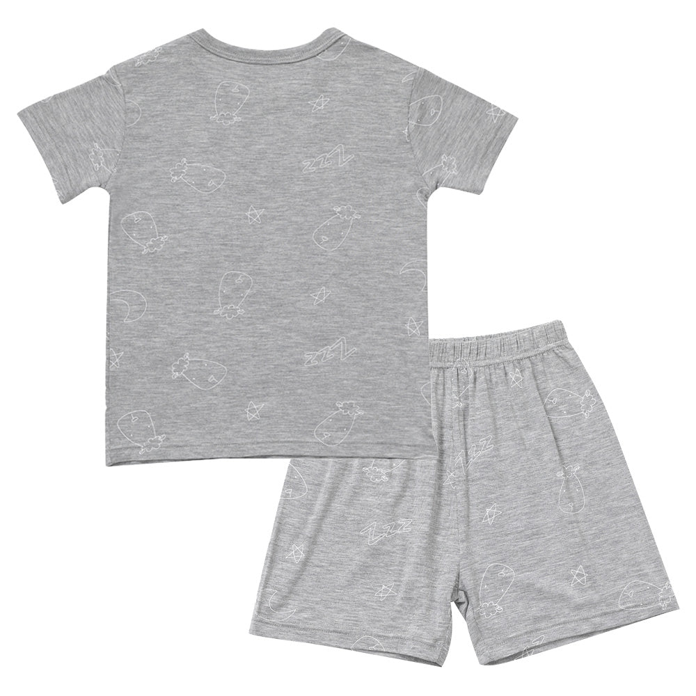 Short Sleeve Shirt Sweet Dreams Baa Baa Grey + Skirt Sweet Dreams Baa Baa Grey