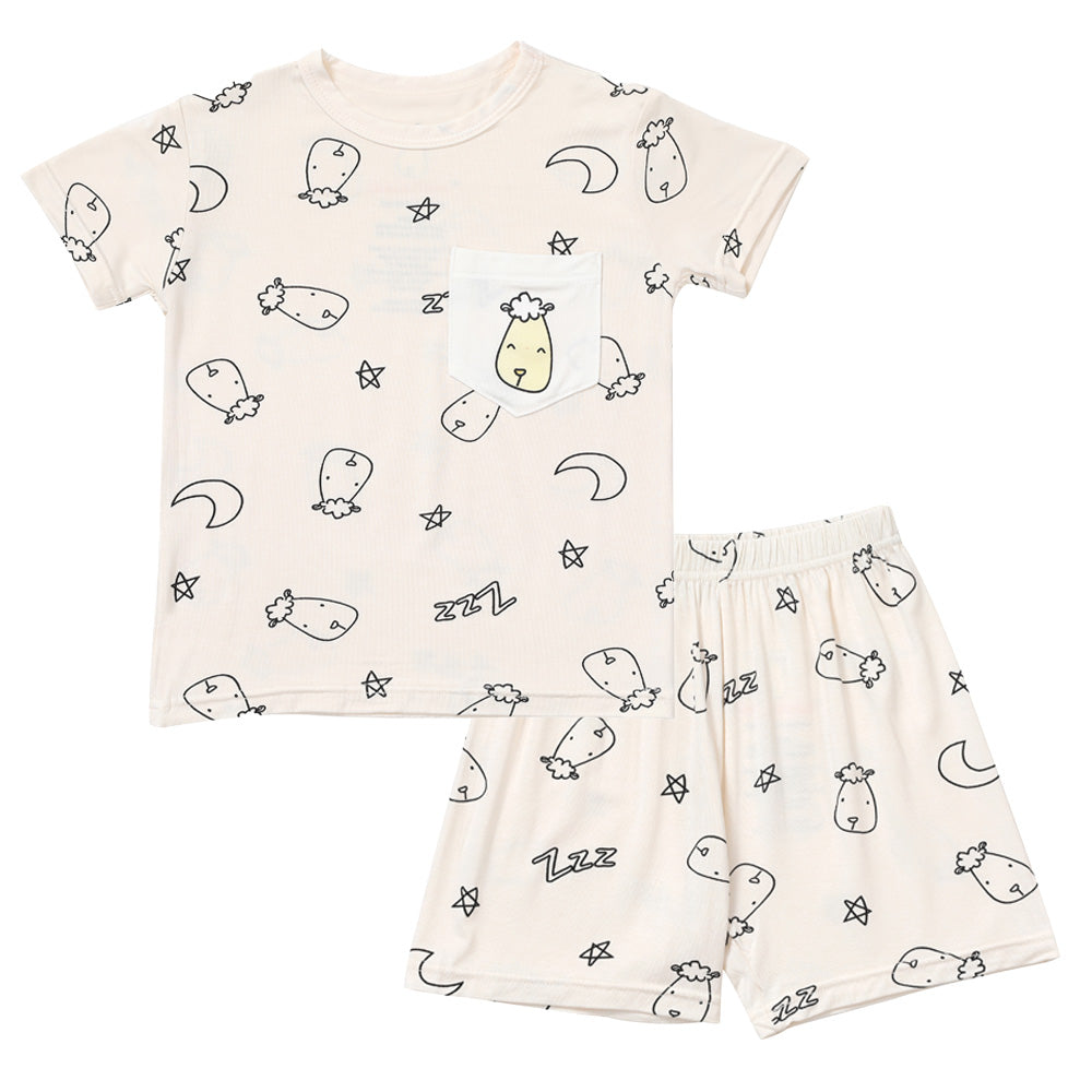 Short Sleeve Shirt Sweet Dreams Baa Baa Yellow + Skirt Sweet Dreams Baa Baa Yellow