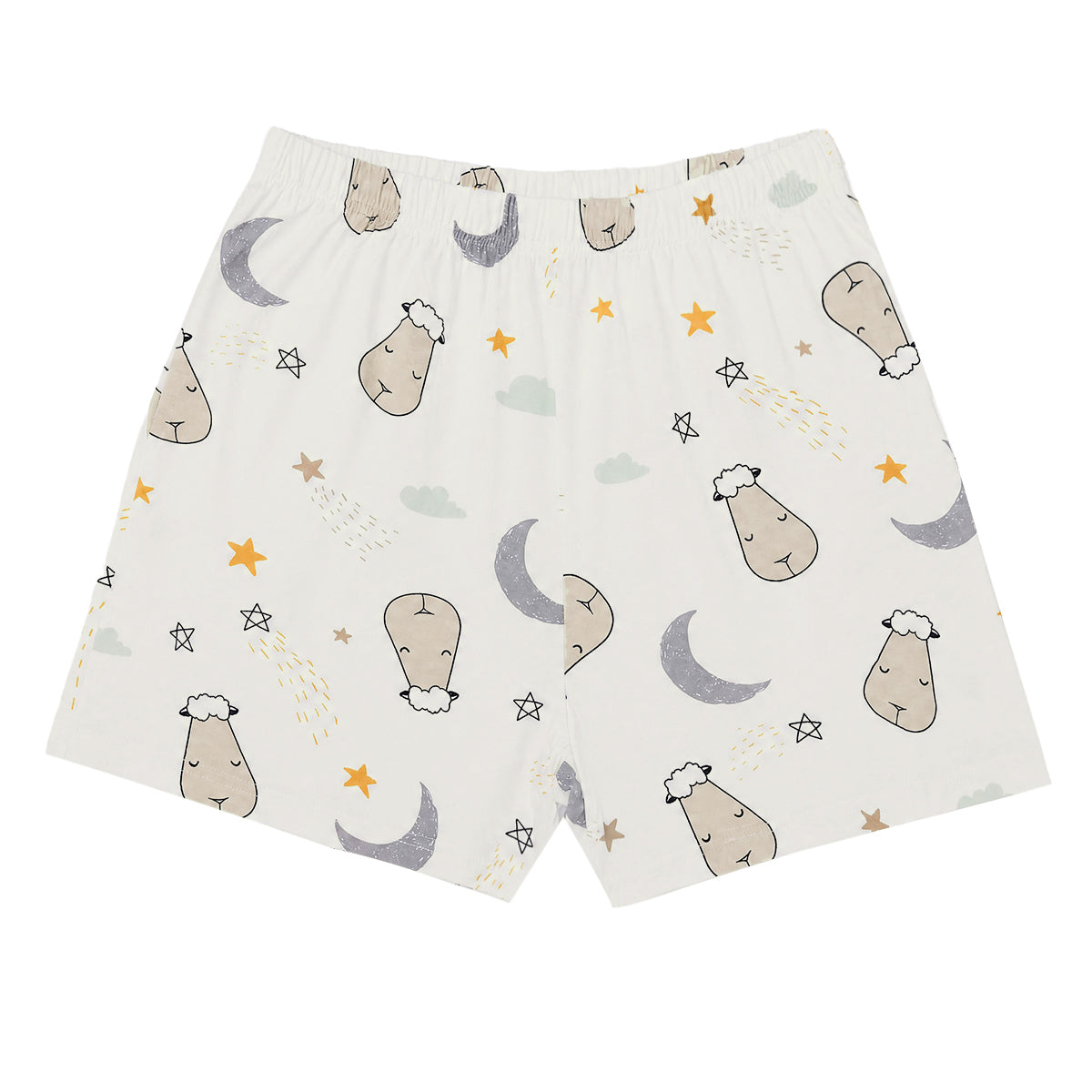 Women Short Goodnight Baa Baa White