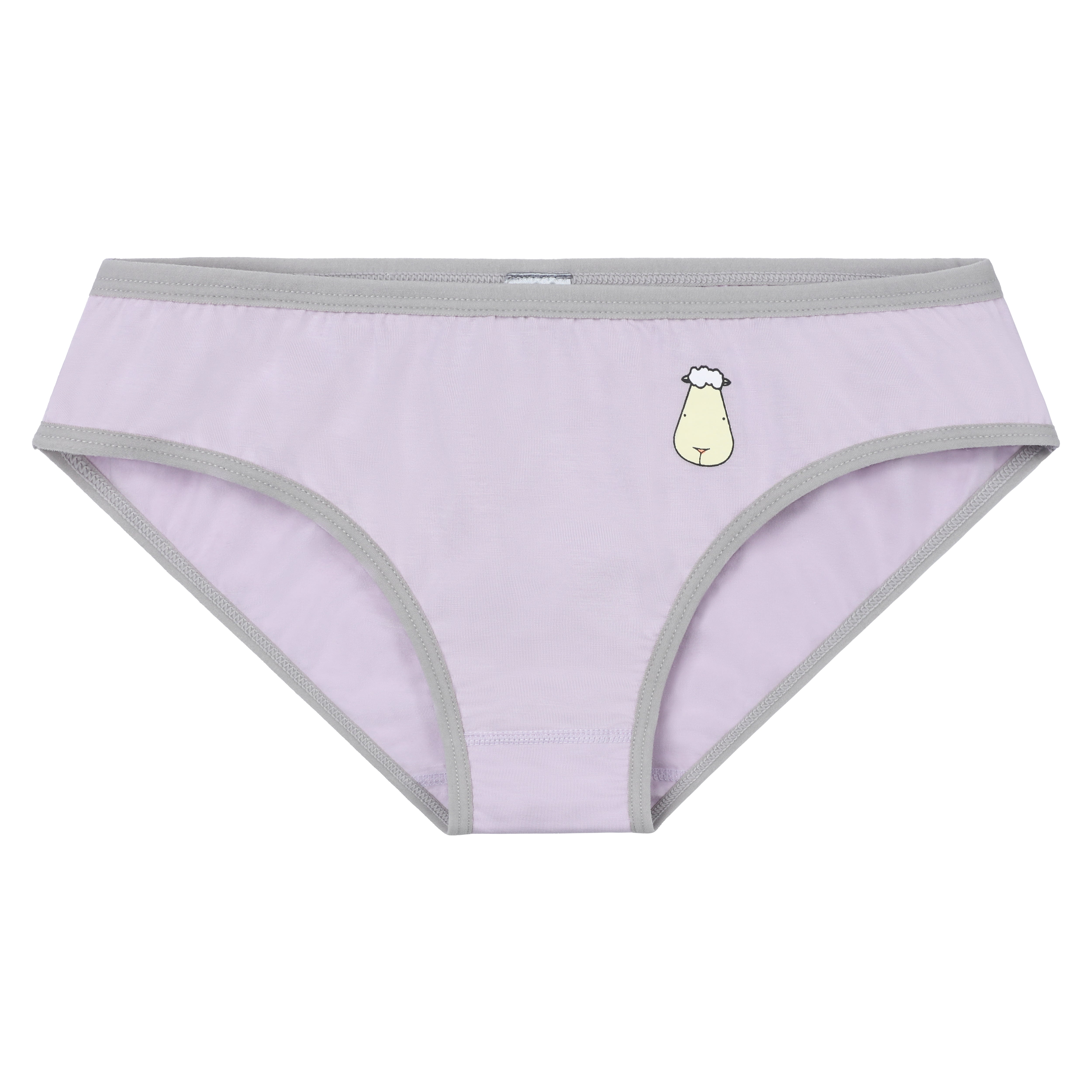 Girls Briefs A006 Lavender-M