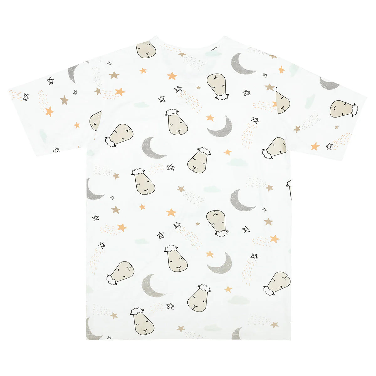 Unisex Short Sleeve T-Shirt Goodnight Baa Baa White - Adult
