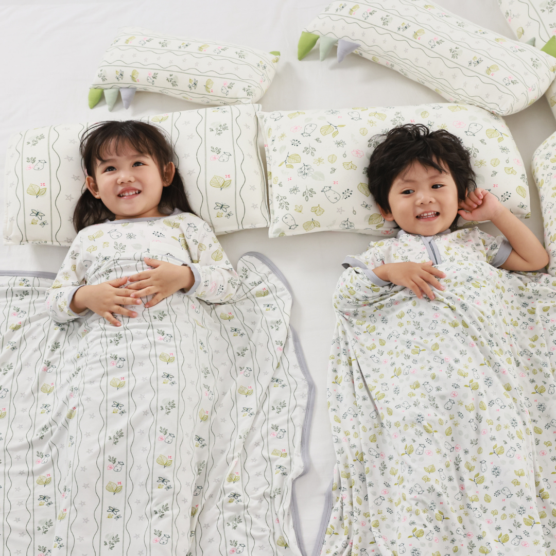 Head Pillow Case Dream Garden A Cream  - Kids