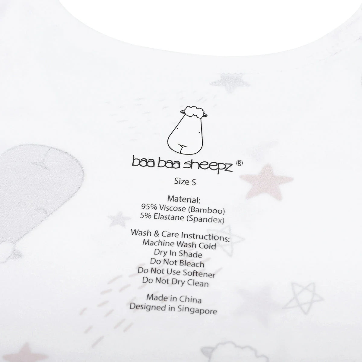 Unisex Short Sleeve T-Shirt Goodnight Baa Baa White - Adult