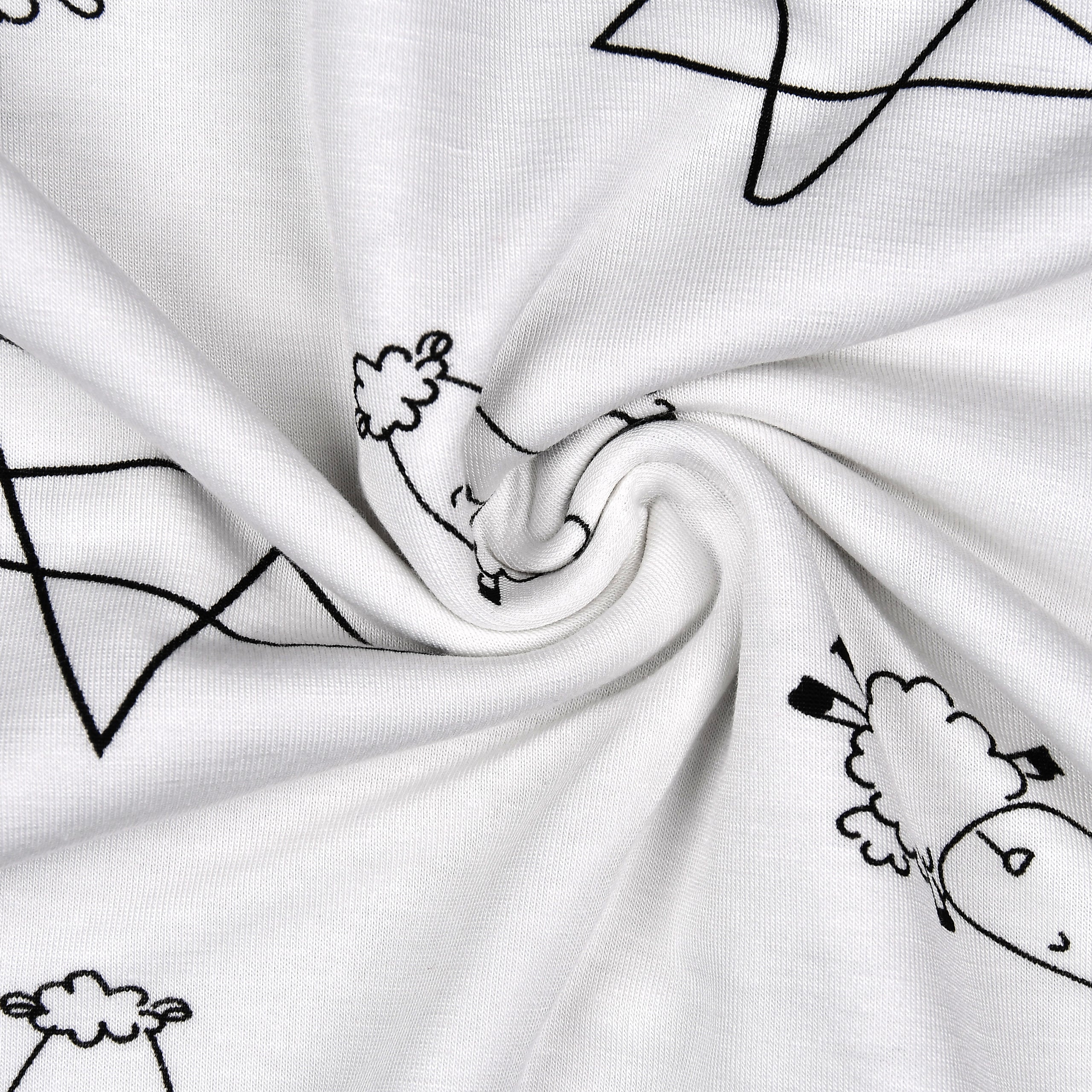 Tiered Dress Cute Big Star & Sheepz White
