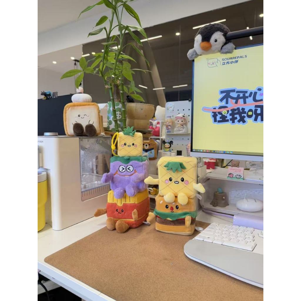 Squarepals Plush Soft Toy - Kombini Series (7cm)