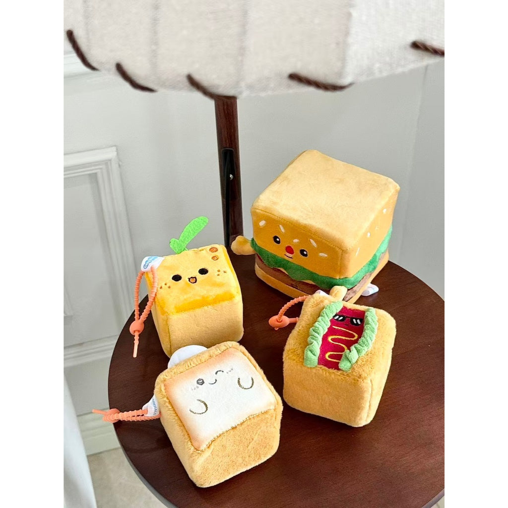 Squarepals Cute Squishy Plush Doll - Food Series (10cm) | Soft Collectible Gift for Plush Lovers