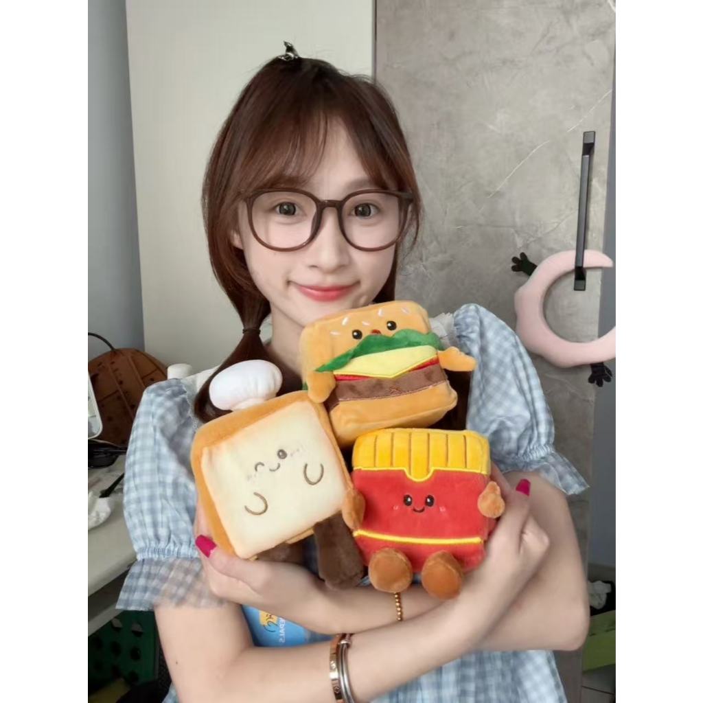 Squarepals Cute Squishy Plush Doll - Kombini Series (10cm) | Soft Collectible Gift for Plush Lovers