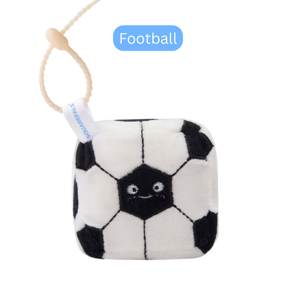 Squarepals Plush Soft Toy - Sports/Aquarium Series (7cm) | Cute Mini Stuffed Doll for Stress Relief & Collection