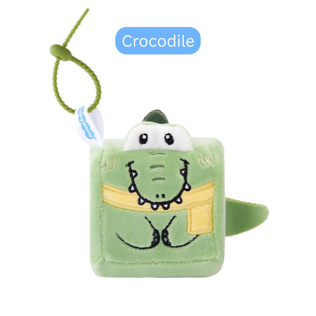 Squarepals Plush Soft Toy - Sports/Aquarium Series (7cm) | Cute Mini Stuffed Doll for Stress Relief & Collection
