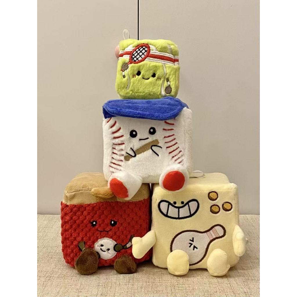 Squarepals Cute Squishy Plush Doll - Sports/Aquarium Series (10cm) | Soft Collectible Gift for Plush Lovers