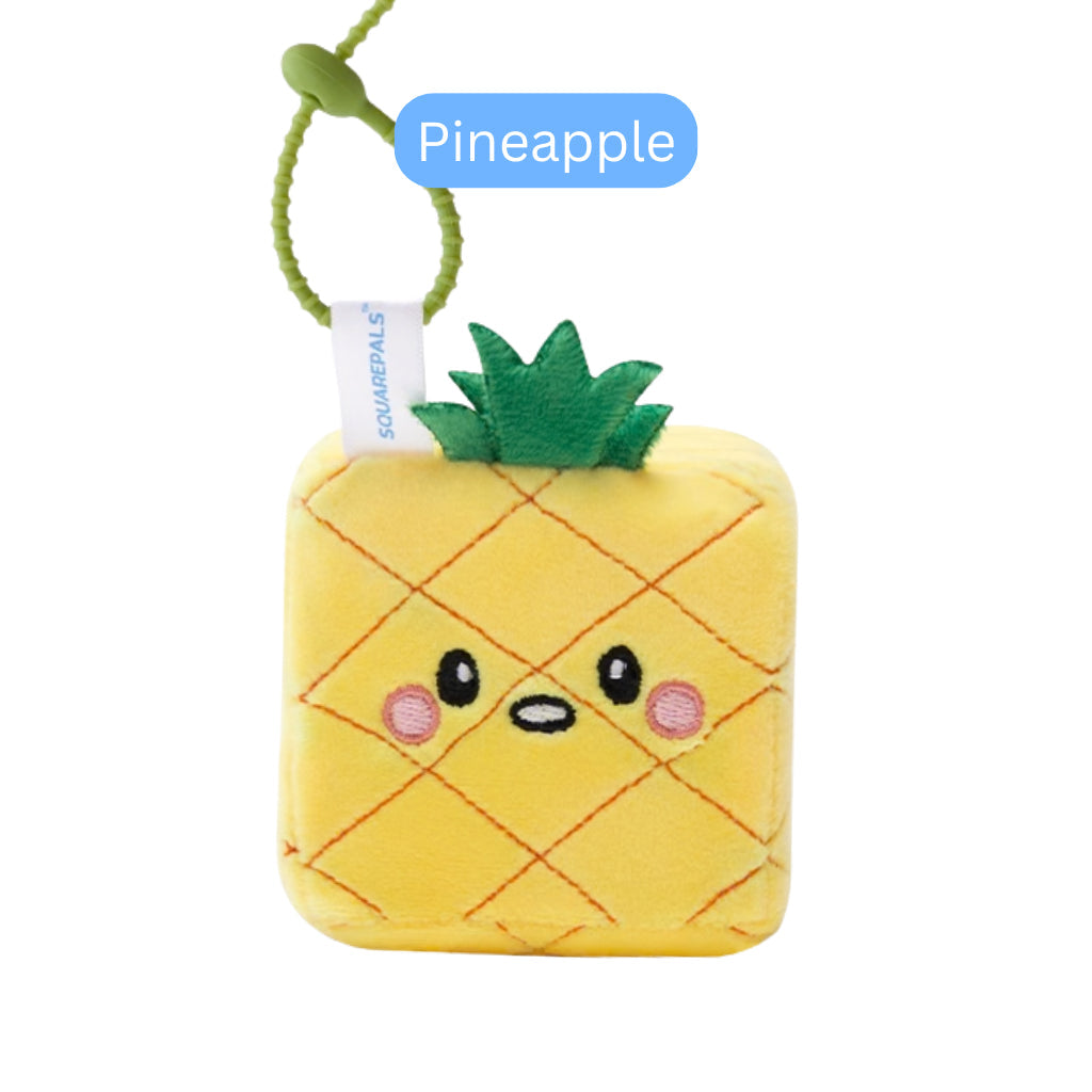 Squarepals Plush Soft Toy - Food Series (7cm) | Cute Mini Stuffed Doll for Stress Relief & Collection