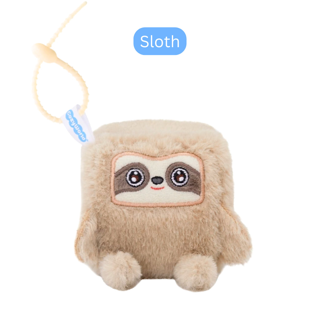 Squarepals Plush Soft Toy - Animal Series (7cm) | Cute Mini Stuffed Doll for Stress Relief & Collection