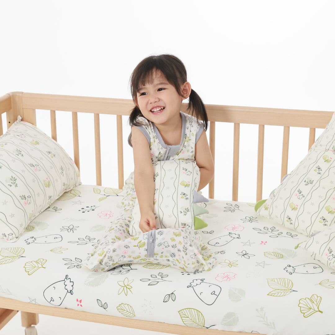 Mattress Sheet Dream Garden A Cream (60 x 120 cm / 70 x 140 cm)