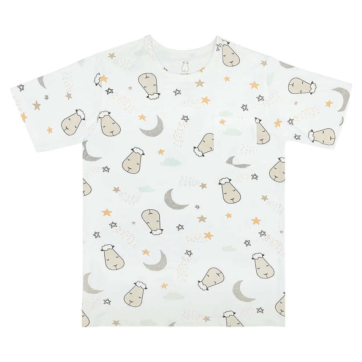Unisex Short Sleeve T-Shirt Goodnight Baa Baa White