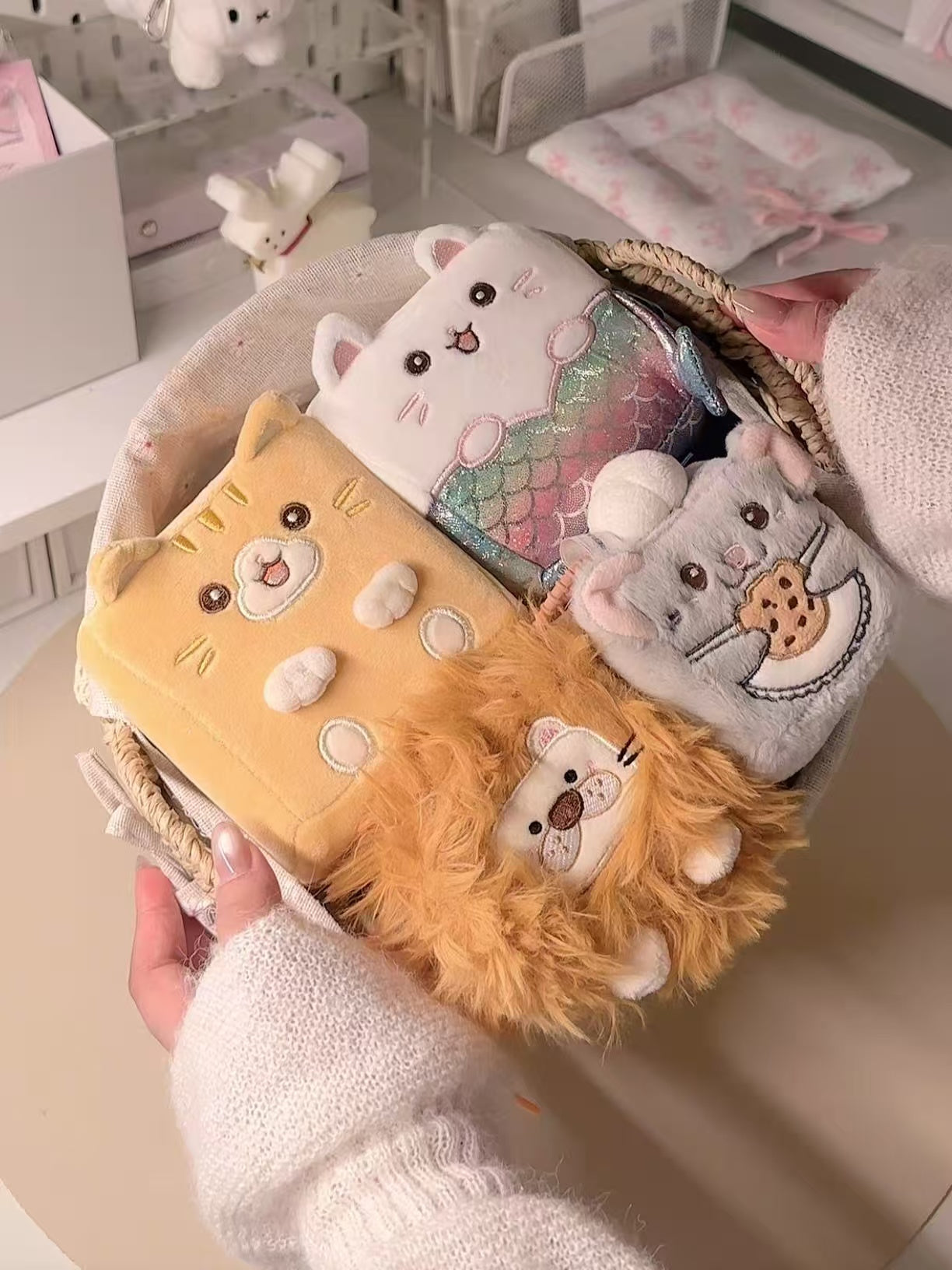Squarepals Cute Squishy Plush Doll - Animal Series (5cm) | Soft Collectible Gift for Plush Lovers
