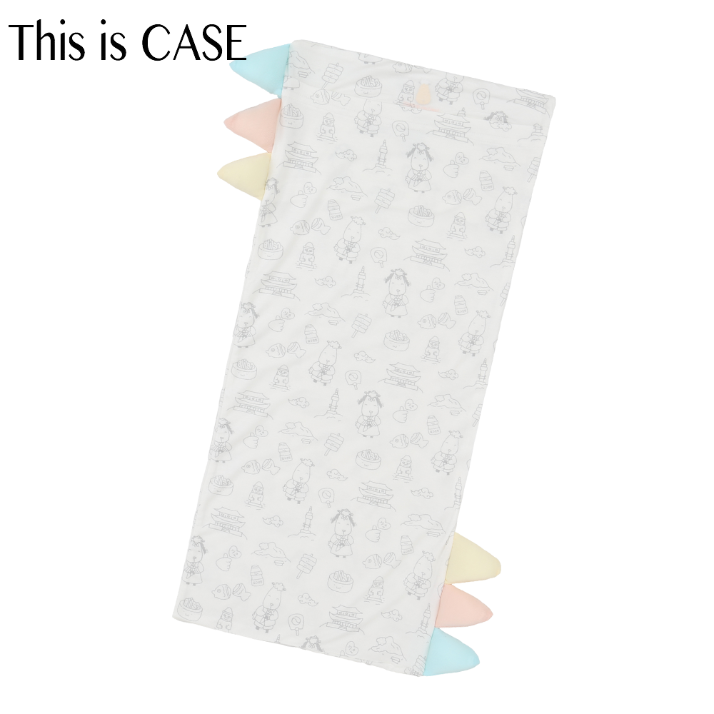 Bed-Time Buddy™ Case K03 White with Color tag - Small