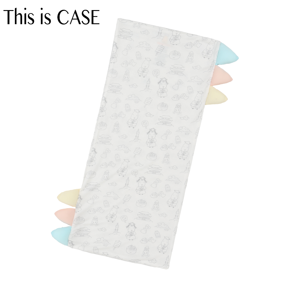 Bed-Time Buddy™ Case K03 White with Color tag - Small