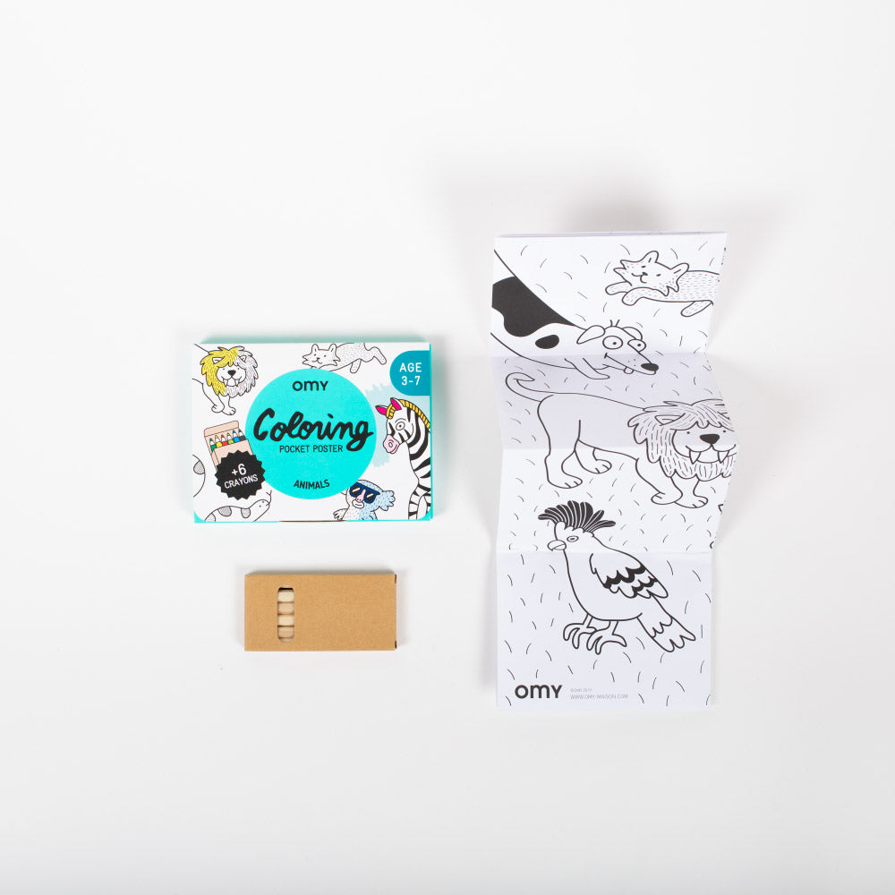 OMY Pocket Colouring - Animals