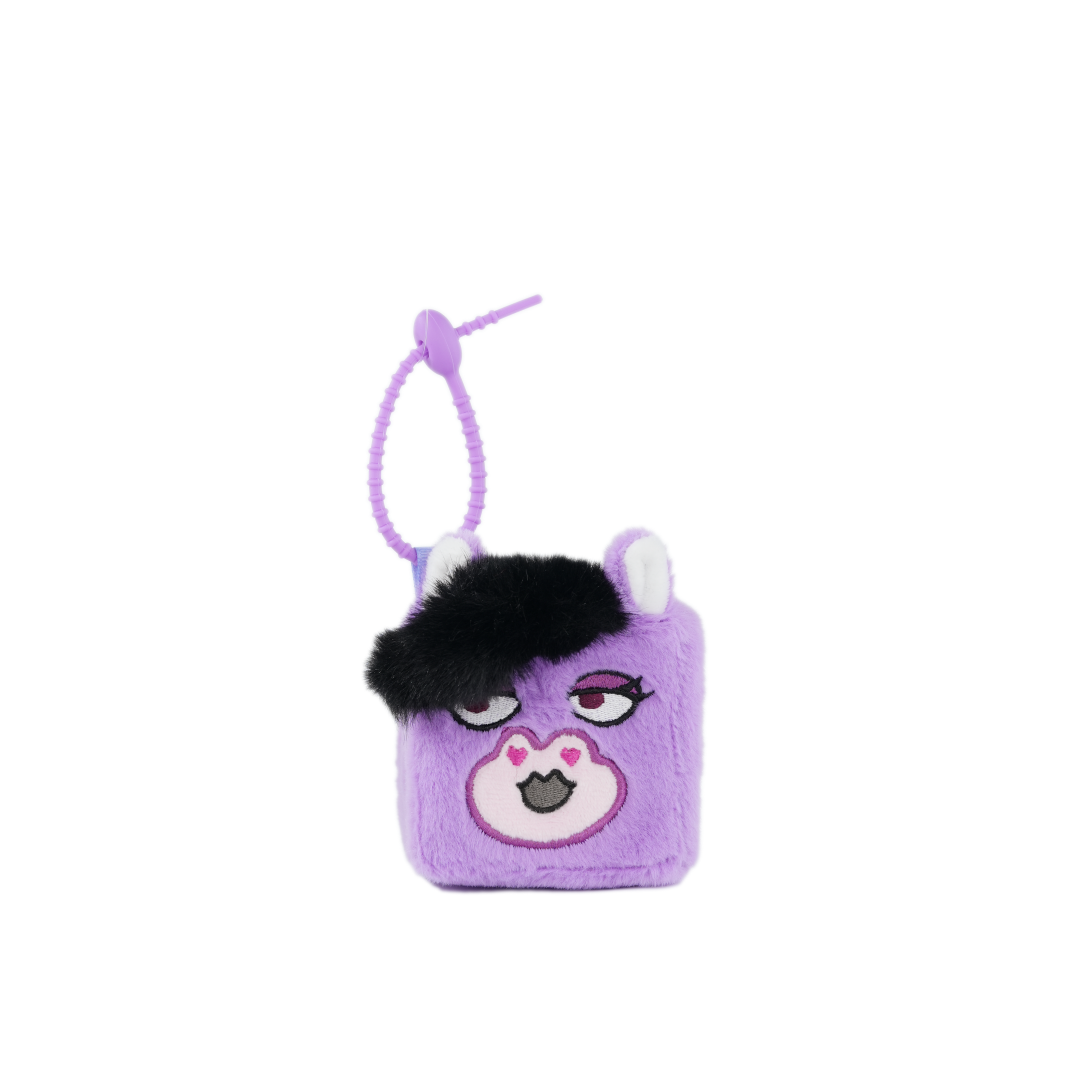 Squarepals Plush Soft Toy - Crazy Pony (7cm) | Cute Mini Stuffed Doll for Stress Relief & Collection