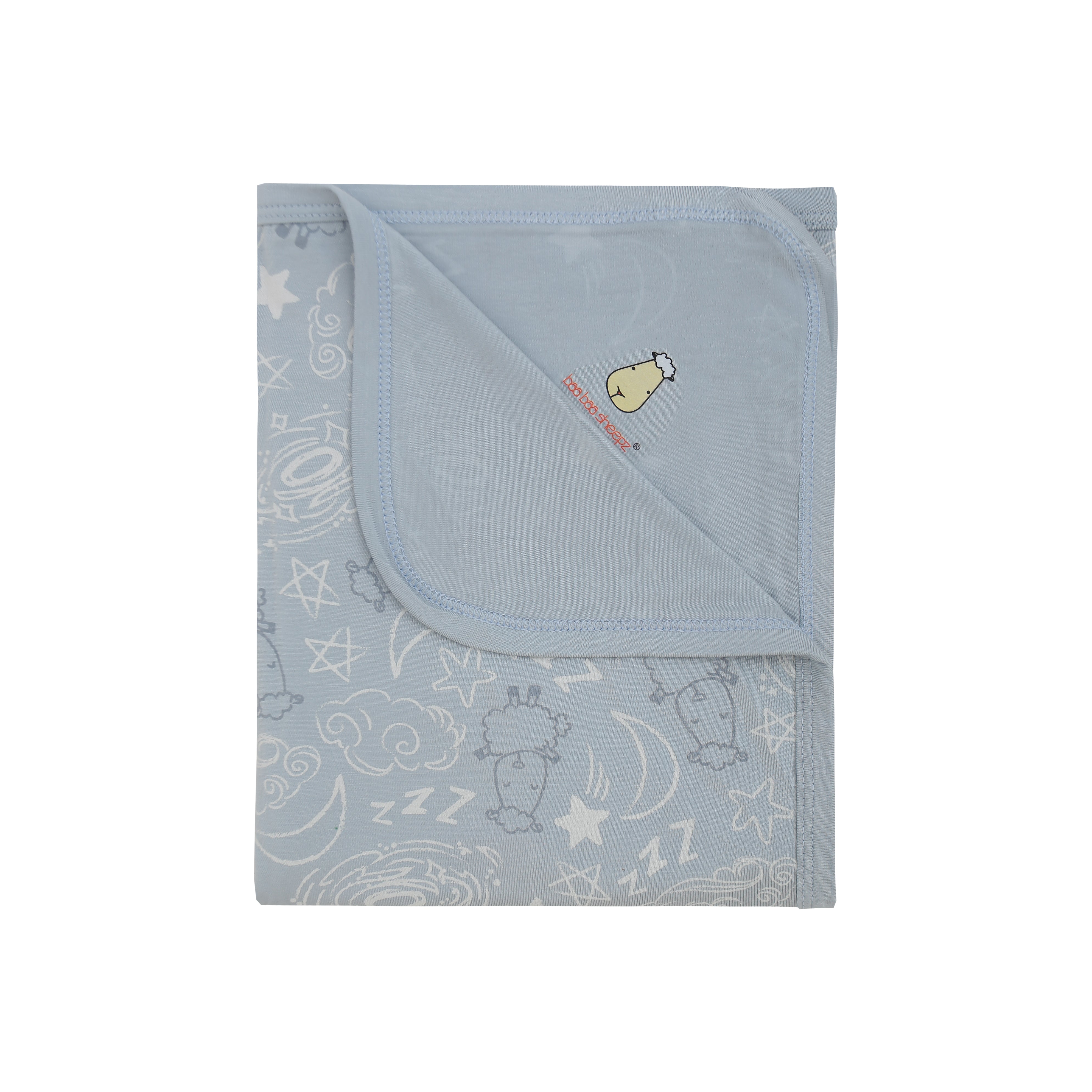 Single Layer Blanket Baa Baa in the Universe Pink - 36M